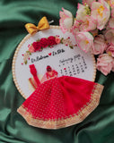Customized Wedding Embroidery Hoop For Couples (8 Inches)