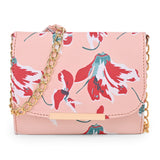Adisa Women Girls Floral Print Sling Bag (Sl5072-Pink_Pink-Red),Pink-Red,,B0CW9PV6RS