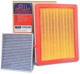 OIFILLIO Engine & Cabin Air Filter kit for Chevy Equinox (2018-2025), GMC Terrain (2018-2025), (1.5L, 1.6L, 2.0L), Replaces 8439