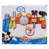 Disney Mickey Toodles Talk'n Toolbelt and Kids Play Tool Accessories for Dress Up and Pretend Play, Kids Toys for Ages 3 Up by J