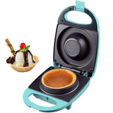 OVENTE Electric Waffle Bowl Maker for Breakfast with Non-Stick Coating, 520W Power, Indicator Light and Cool Touch Handle, Perfe