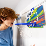 Nerf Mini Over The Door Basketball Hoop - Nerfoop Indoor Basketball Hoop For Kids - Toy Door Basketball Hoop + Mini Nerf Foam Ba