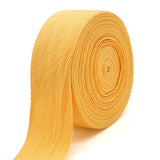 ZHFMLY 1.5 Inch Gold Herringbone Webbing - 12 Yards Cotton Twill Tape Ribbon for Sewing, Binding Trim, DIY Crafts, Gift Wrapping