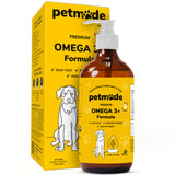 PetMade Omega 3 Fish Oil for Dogs Skin and Coat - Wild Alaskan Pollock Oil for Itchy Skin- Omega 3 Fatty Acids for Dogs - Liquid