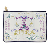 Catstudio Astrology Zipper Pouch, Libra Zodiac Sign, Celebrate September & October Birthdays with Travel Toiletry Bag, Ideal Gif