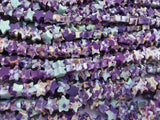 6mm Star Shaped Stone Beads 1 Strand Purple Imperial Star Beads 70pcs for Bracelet Necklace Making Craft (Purple Imperial, 1416)