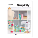 Simplicity Cat and Mouse Themed Pincushion, Weight, Apron, and Wristlet Sewing Pattern Kit, Code S9505, One Size, Multicolor