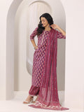 Libas Women'S Cotton Kurta Sets (400045O_Mauve_3Xl)