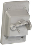 BELL PTC100GY 1Gang Toggle Switch Nonmetallic Weatherproof Cover, Gray