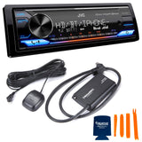 JVC KD-X470BHS Digital Media Receiver Bluetooth, HD Radio Compatible with SXV300 SiriusXM Tuner, and Amazon Alexa