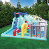 Hasbro Monopoly Splash Game - Mega Bouncer Inflatable Water Park - The Ultimate Summer Game for Kids, 2-4 players