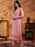 Libas Women'S Georgette Kurta Set (48851 Peach 2Xl