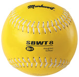 Markwort Weighted 12-Inch Softball-Leather Cover, Yellow