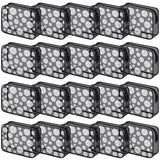 Kacctyen 20 Packs Volleyball Team Gifts Bag Accessories Clear PVC Waterproof Makeup Sport Theme Cosmetic Bag 8 x 6 x 2.4'' Trave
