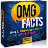 OMG Facts 2026 Daily Desk Calendar, Boxed Page-a-Day Trivia Calendar with Weird, Bizarre & Hard-to-Believe Facts