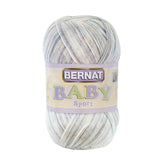 Bernat Baby Sport BB Cool Blue Yarn - 1 Pack of 9.8oz/280g - Acrylic - #3 Light - 893 Yards - Knitting/Crochet