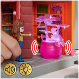 Wizarding World Harry Potter, Magical Minis Diagon Alley 3-in-1 Playset with Lights & Sounds, 2 Figures, 21 Accessories, Kids To