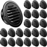 Zonon 24 Pcs Stainless Steel Soffit Vents 4 Inch Round Dryer Vent Cover with Mesh Screen for Home Outdoor Bathroom Wall Ceiling 