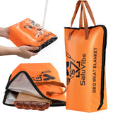 BBQ Meat Resting Blanket - Smoker Insulated Brisket Bag for Turkey, Pork Shoulder & Beef, Made of Washable Oxford Cloth - Gifts 