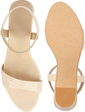 Shoetopia Women'S & Girl'S Cream Pointed Toe Block Heels,Cream,8,B09NC231Y4