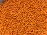 Seed Beads Size:11/0 50 gr / 1.76 oz (Orange Opaque)