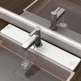 AKUVU Faucet Mat for Kitchen Sink - Super Absorbent Diatomite Fast Drying Stone, Quick Drying Splash Guard,Prevents Moisture Bui
