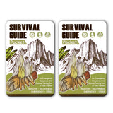 Tiny Pocket Survival Guide EDC Survival Kits Military Grade for Field Emergency, First Aid, Disaster, and Rural Urban Preparedne