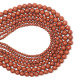 Malahill semiprecious Stone Beads for Jewelry Making, Sold per Bag 5 Strands Inside, Red Jasper A 10mm