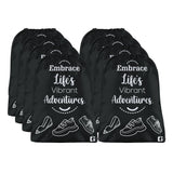 Kuber Industries Pack Of 8 Travel Bags For Clothes | Travel Pouches | Packing Cubes Travel Organizer | LaundryToiletry Bag | La
