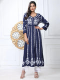 Gosriki Women'S Rayon Blend Chikankari Embroidered Anarkali Kurta (Vavajodo-Blue-Gs_Xl_Blue_X-Large),Blue,,B0C7W6HYHG