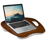 LAPGEAR Extra Large Bamboo Lap Desk Chestnut Fits up to 17.3 Inch Laptops Style No. 91692