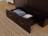 Nantucket Full Murphy Bed Chest In Espresso