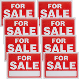 Ram-Pro 9 X 12 Sale Sign for Car and Auto Sales - Rust Free Clear and Visible Text Long Lasting with A Space to Hand Write, (8 Pack)