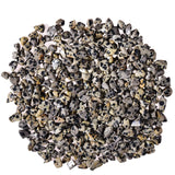 Asingeloo 5-8mm Wholesale White Dalmatian Tumbled Chip Stone Beads Bulk Irregular Shaped Drilled Loose Gemstones Beads with Box 