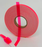 Transparent Vinyl Tape with Self-Adhesive. (1/4 inch x 50 ft, Fluorescent Pink)
