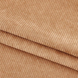 BENECREAT 78.7x61Inch Corduroy Fabric, Khaki DIY Sewing Crafts Materials Corduroy Upholstery Fabric for Coat Shirt Dress Pants C