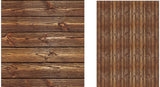 Iconikal 3-Pack Woodgrain Tablecloths, 54x108-Inch, Knotted Pine, Plastic, Disposable