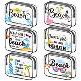 Cunno Makeup Bags Gifts for Women Summer Beach Cruise Swim Nurse Teacher Dance Gift Survival Kit Clear Cosmetic Bags PVC Waterpr