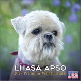 Lhasa Apso Calendar 2027 by MegaCalendars - Monthly Dog Breed Wall Calendar, Made in USA