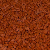 Miyuki Half Tila Beads - 2 Hole Rectangle Beads, 5x2.3x1.9 mm, 5 Grams Glass Beads Brick Orange (HTL2315)