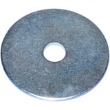 Hard-to-Find Fastener Zinc Fender Washers, Durable Zinc Plated Steel Flat Hardware for DIY, Construction, Home Improvement, 3/8 