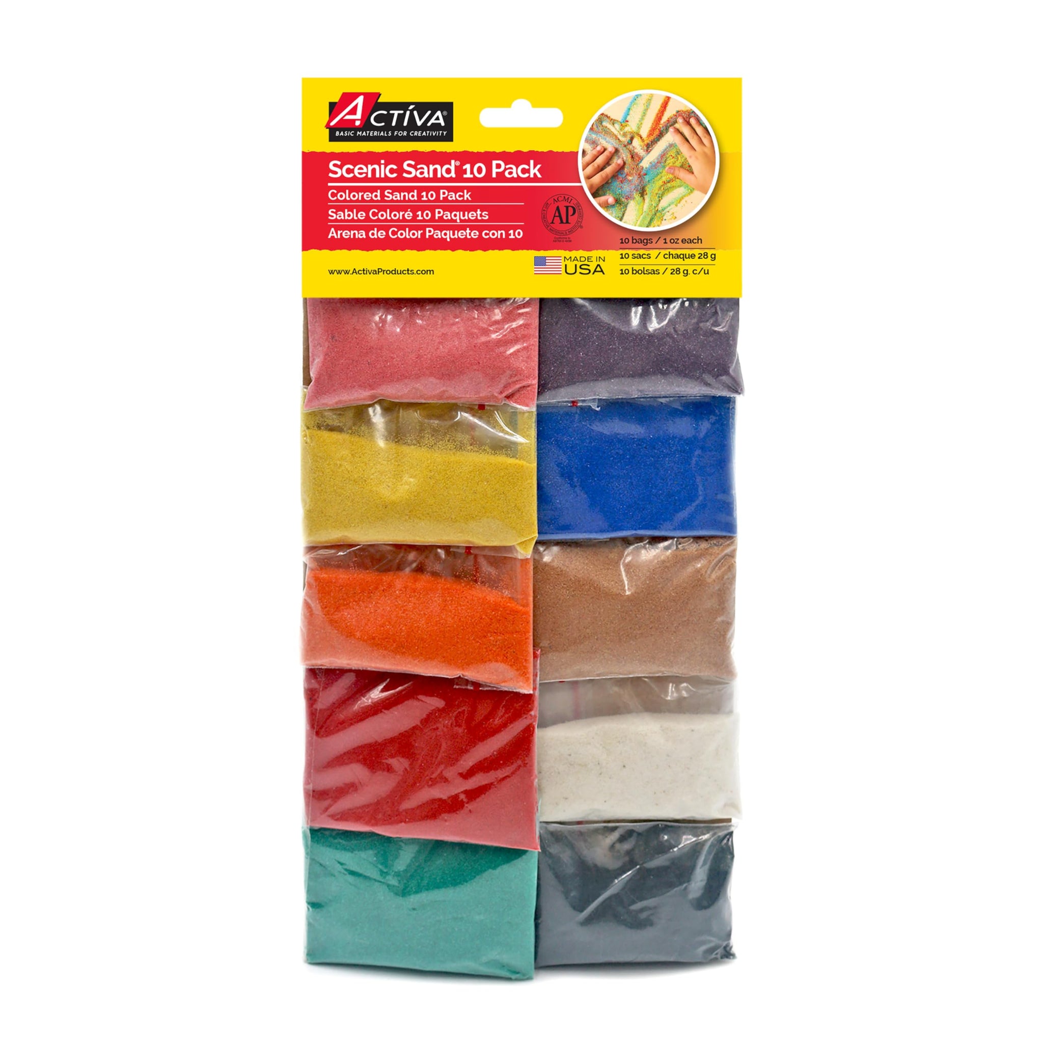 Activa Products ACT4450 Scenic Sand44; Assorted Colors - 1 Oz.