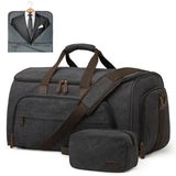 S-ZONE Carry On Garment Bag for Travel Convertible Garment Duffle Bag Suit Bags for Men Women Travel 2 in 1 Hanging Suitcase Bus
