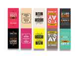 woopme Inspirational Motivational Quotes Bookmark Magnetic for Students Kids Book Lovers Readers Gift Magnetic Page Clips Foldin