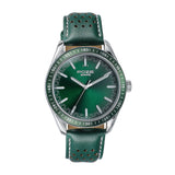Sonata Deep Currants Quartz Green Round Dial Men'S Watch | Leather Material | Multi Color Band - Sp70068Kl01