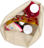 100 Percent Cotton Muslin Shoe Bags 6-Pack For Storage Pantry Gifts - Unbleached (14 x 17, Beige)