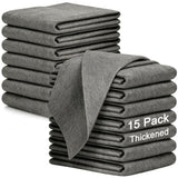 Myrtilithir 15 Pack Thickened Magic Cleaning Cloth, Microfiber Magic Cloths for Cleaning, StreakFree & LintFree Glass Cloth, R