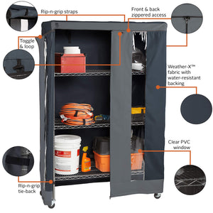 Classic Accessories Premium Garage Shelf Cover 48 Wide