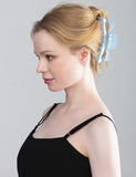 Prettyou Thick Hair Super Large Clips Crystal Plastic Claw Clamps Hairgrips Clips Accessories for Women, 2 pack. (C)