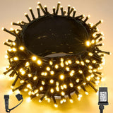 WBao Christmas Lights Indoor Outdoor 300LED 108ft, Super Bright LED Christmas String Lights with UL Certified, 8 Modes, Timer, C